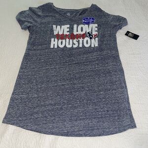 Soft as A Grape Women's Houston Texans‎ NFL V-neck Tee Size M Maternity NWT